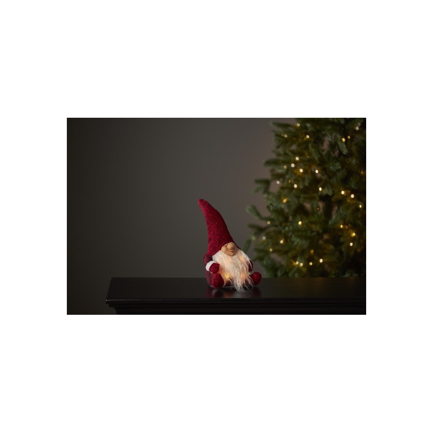 Eglo - Decoração de Natal LED 4xLED/0,06W/3xAA vermelha