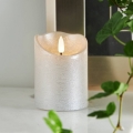 Eglo 411502 - LED Vela FLAMME RUSTIC LED/2xAA prateado