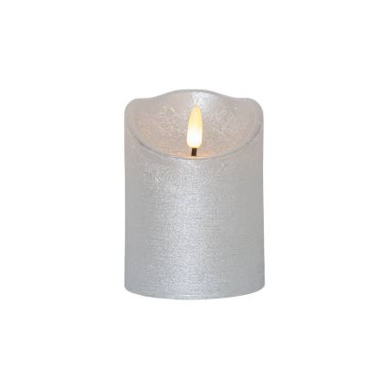Eglo 411502 - LED Vela FLAMME RUSTIC LED/2xAA prateado
