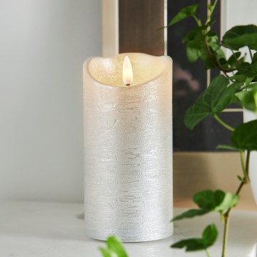 Eglo 411514 - Decoração de Natal LED FLAME LED/0,03W/2xAA prateado