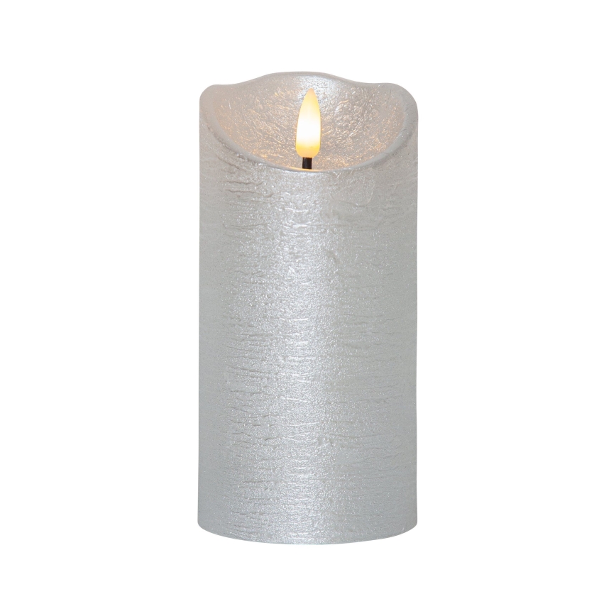 Eglo 411514 - Decoração de Natal LED FLAME LED/0,03W/2xAA prateado