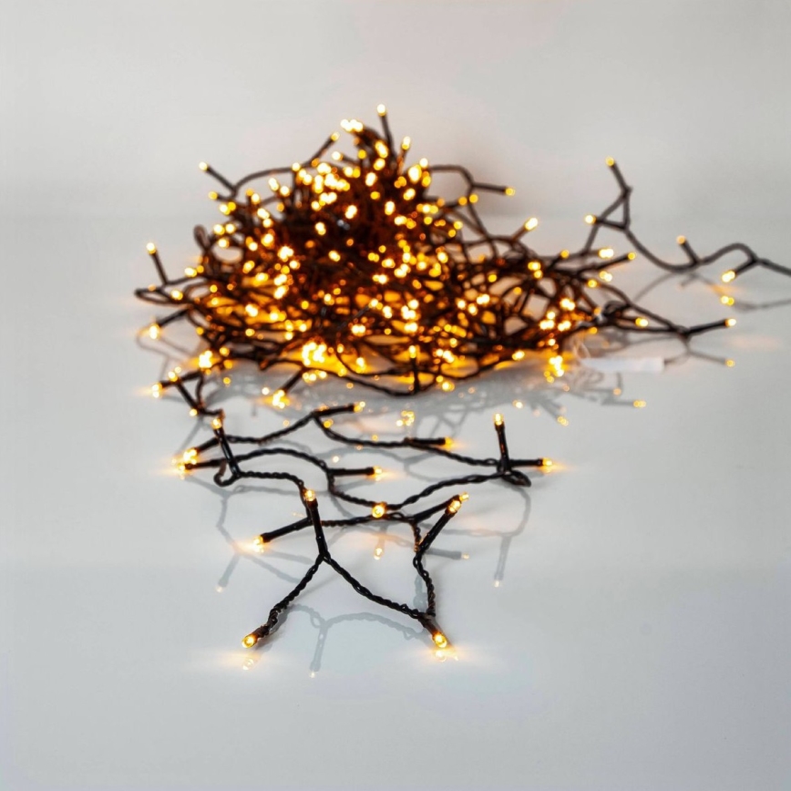 Eglo 411515 - Corrente exterior de Natal LED 360xLED/30m IP44 branco quente