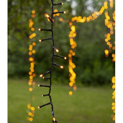 Eglo - Corrente exterior de Natal LED 800xLED 16m IP44 branco quente
