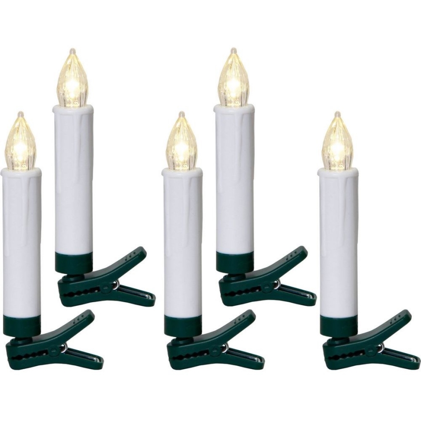 Eglo - CONJUNTO 5x Iluminação LED para árvore de Natal 1xLED/0,06W/1xAA IP44