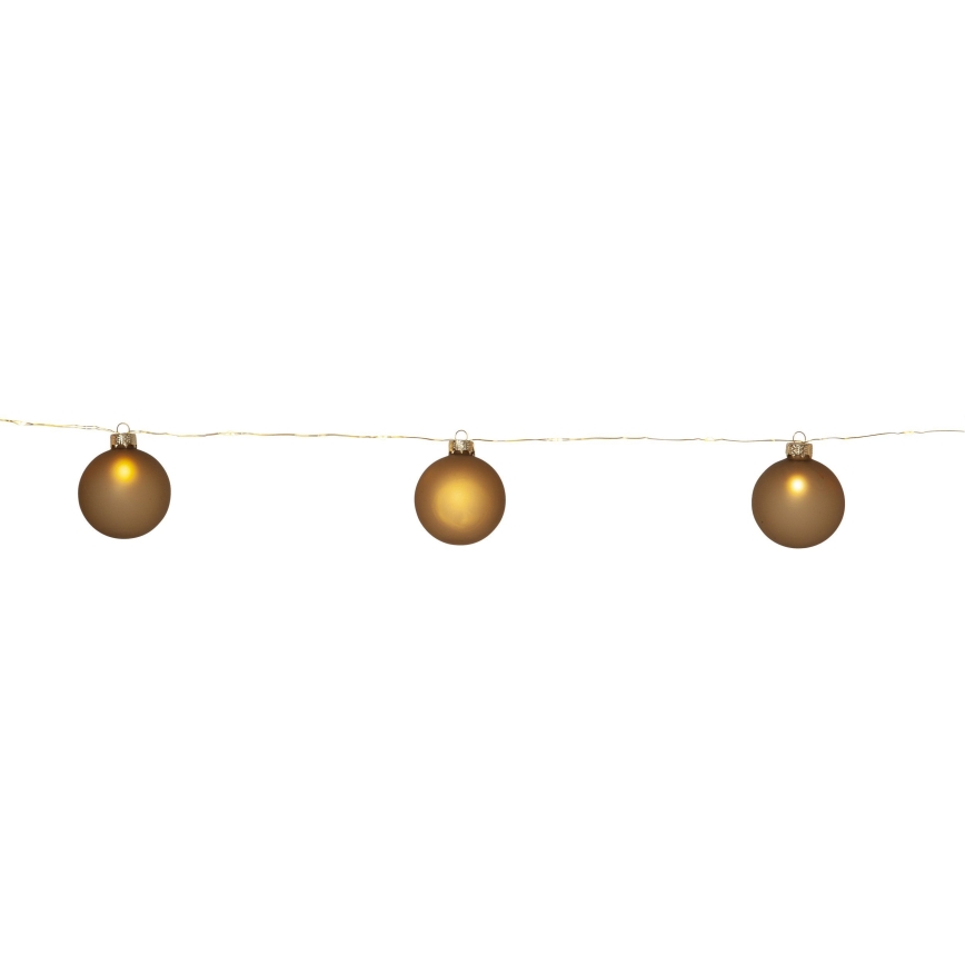 Eglo 411557 - Corrente de Natal BLISS 22xLED/3xAA 2,6m branco quente
