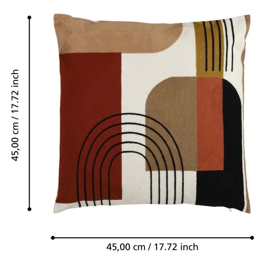 Eglo - Almofada decorativa 45x45 cm colorido