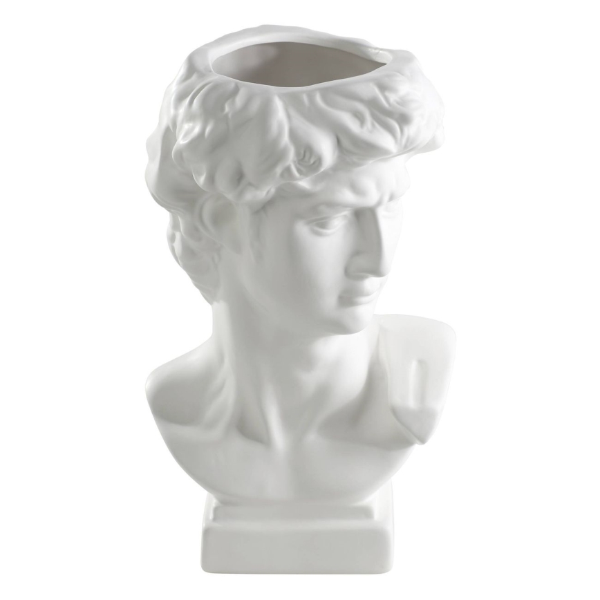 Eglo - Vaso cerâmico 26x16 cm branco