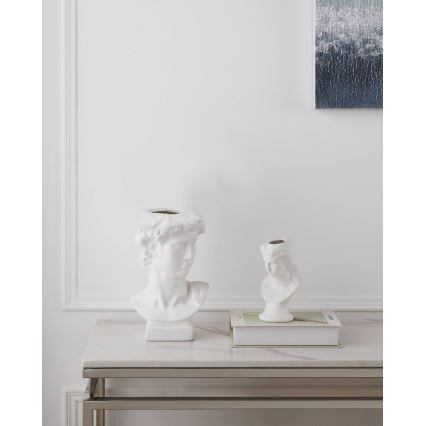 Eglo - Vaso cerâmico 26x16 cm branco