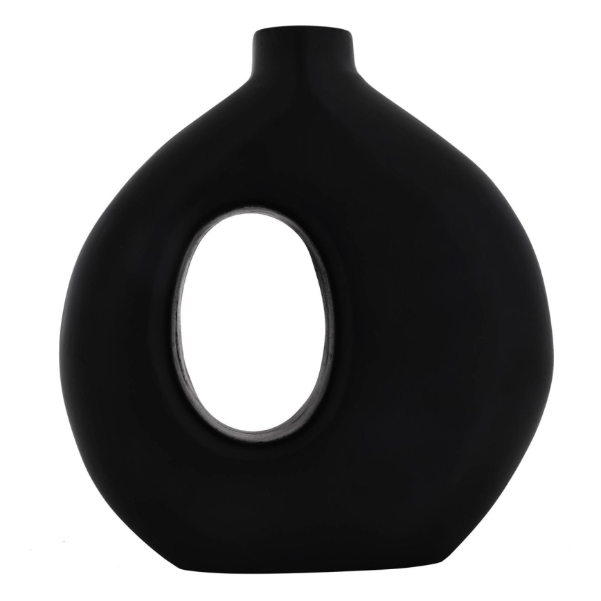 Eglo - Jarra de madeira 16,5x18 cm preto
