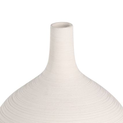 Eglo - Jarra de cerâmica 22x16 cm branco/dourado