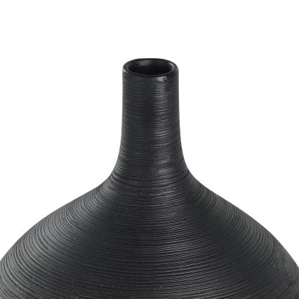 Eglo - Jarra de cerâmica 22x16 cm preto/dourado