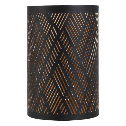 Eglo - Castiçal 15x10 cm preto/dourado