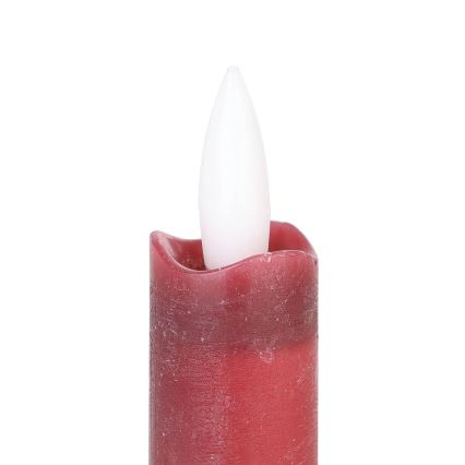 Eglo - CONJUNTO 2x LED Candle LED/1xAAA 15 cm vermelho