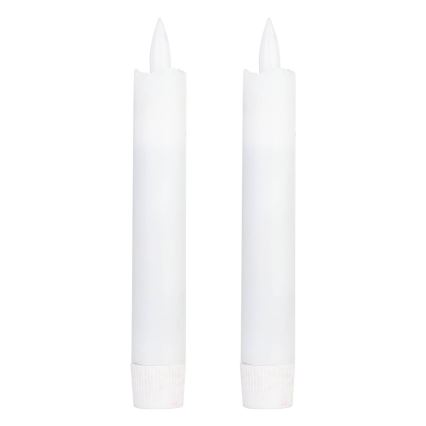 Eglo - CONJUNTO 2x LED Candle LED/1xAAA 15 cm branco