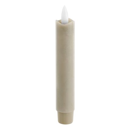 Eglo - CONJUNTO 2x LED Candle LED/1xAAA 15 cm bege