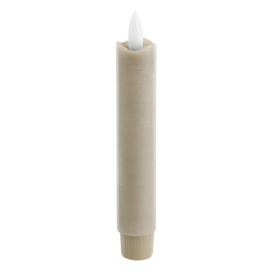 Eglo - CONJUNTO 2x LED Candle LED/1xAAA 15 cm bege
