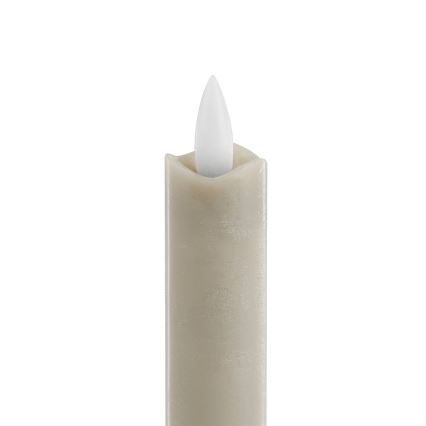 Eglo - CONJUNTO 2x LED Candle LED/1xAAA 15 cm bege
