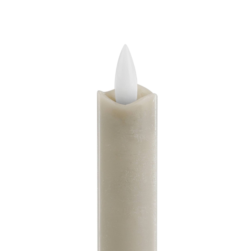 Eglo - CONJUNTO 2x LED Candle LED/1xAAA 15 cm bege
