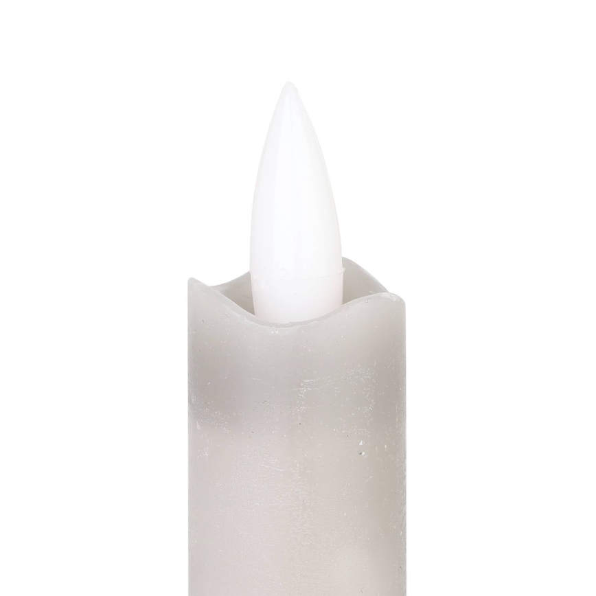 Eglo 422223 - CONJUNTO 2x LED Candle ANTANABE LED/1xAAA 15 cm cinzento