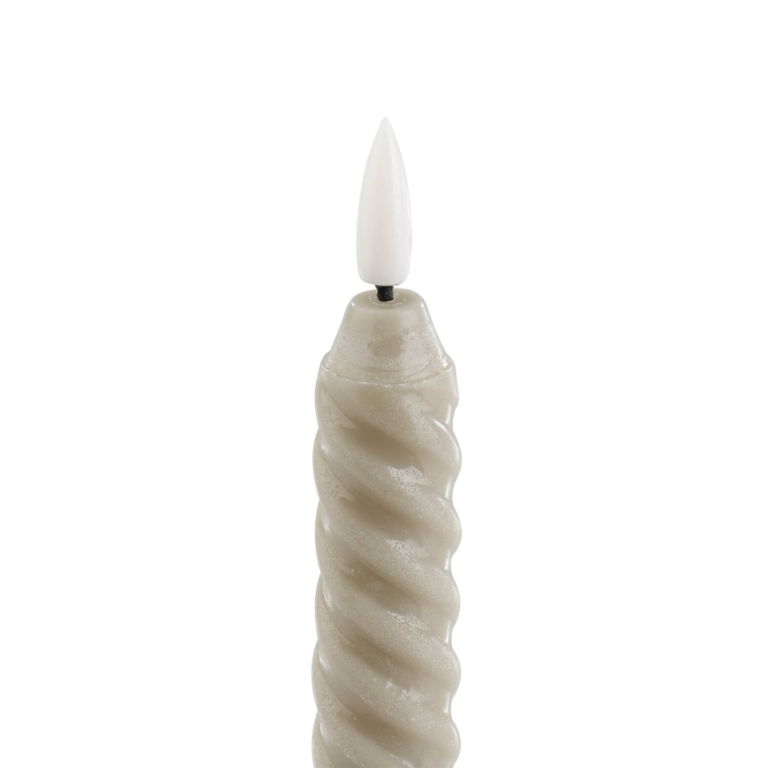 Eglo - CONJUNTO 2x Velas LED LED/1xAAA 24,5 cm bege