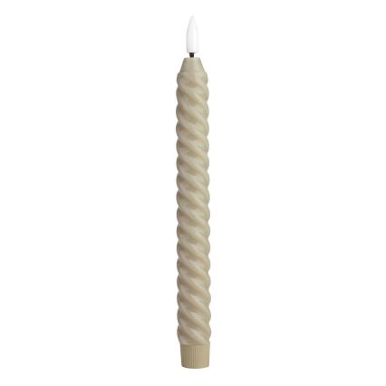 Eglo - CONJUNTO 2x Velas LED LED/1xAAA 24,5 cm bege