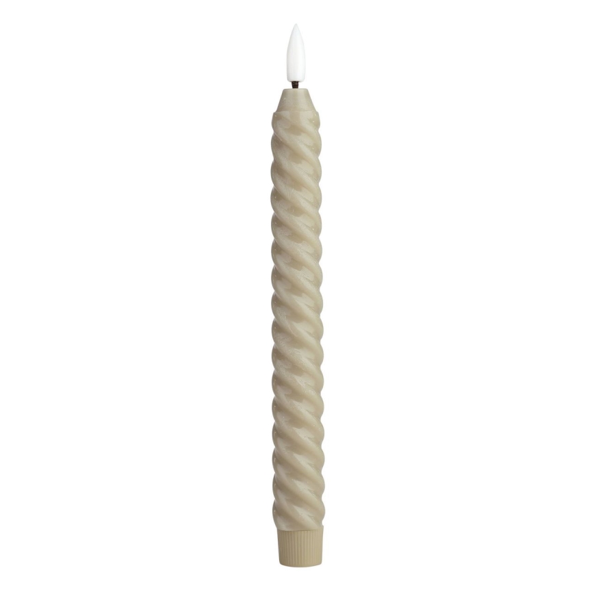Eglo - CONJUNTO 2x Velas LED LED/1xAAA 24,5 cm bege
