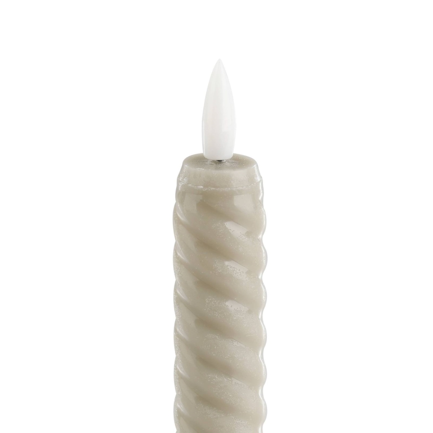 Eglo - CONJUNTO 2x Velas LED LED/1xAAA 15 cm bege