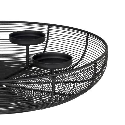 Eglo - Castiçal diâmetro 45 cm preto
