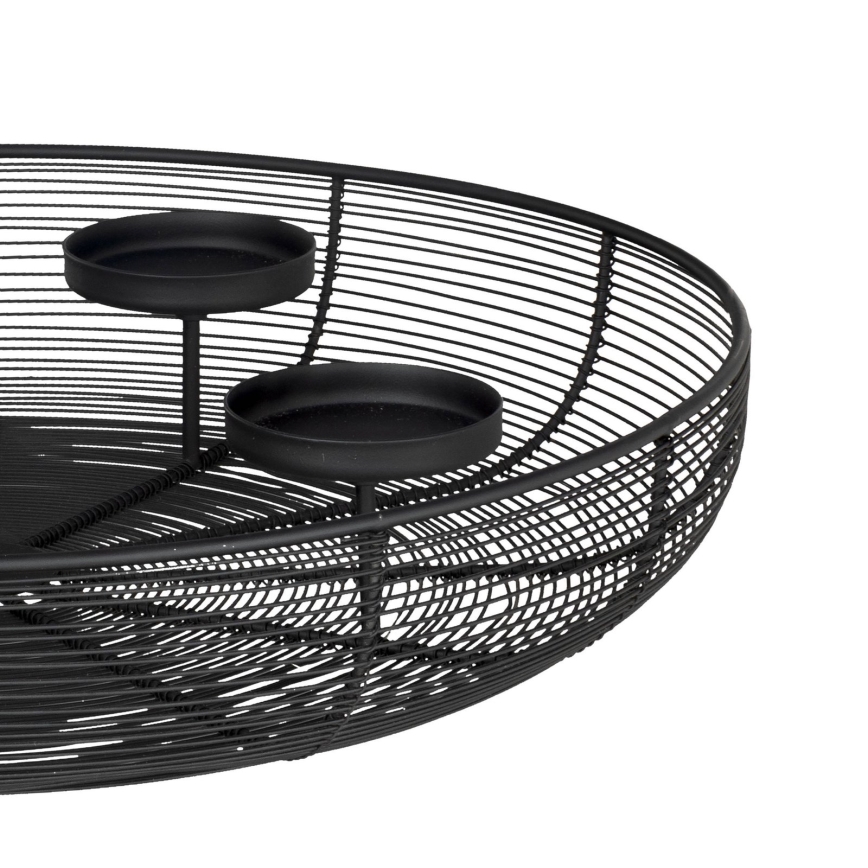 Eglo - Castiçal diâmetro 45 cm preto