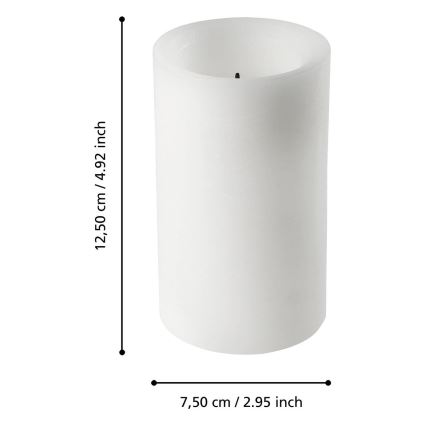 Eglo - Vela LED LED/2xAA branco quente
