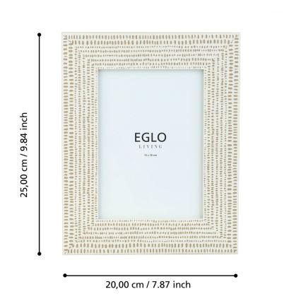 Eglo - Moldura para foto 13x18 cm creme