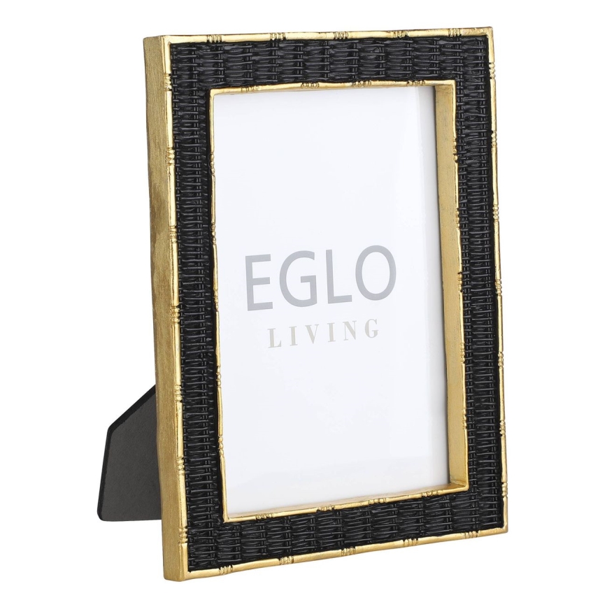 Eglo - Moldura para foto 13x18 cm preto/dourado
