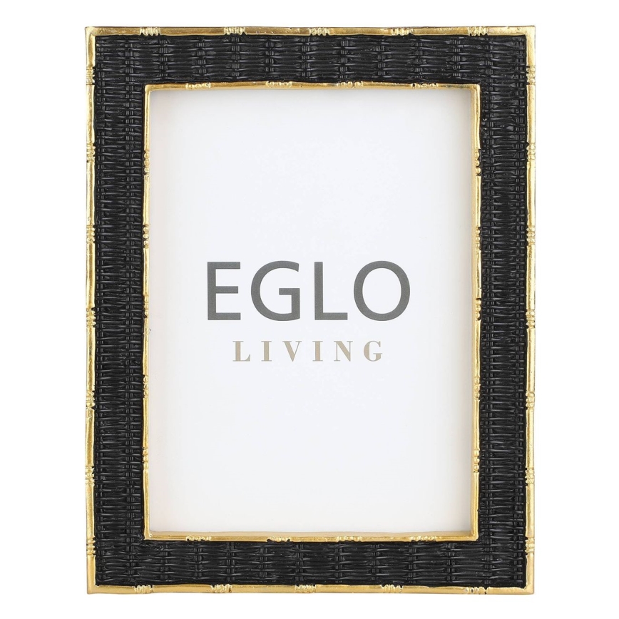 Eglo - Moldura para foto 13x18 cm preto/dourado