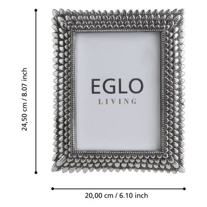 Eglo - Moldura para foto 13x18 cm prateado