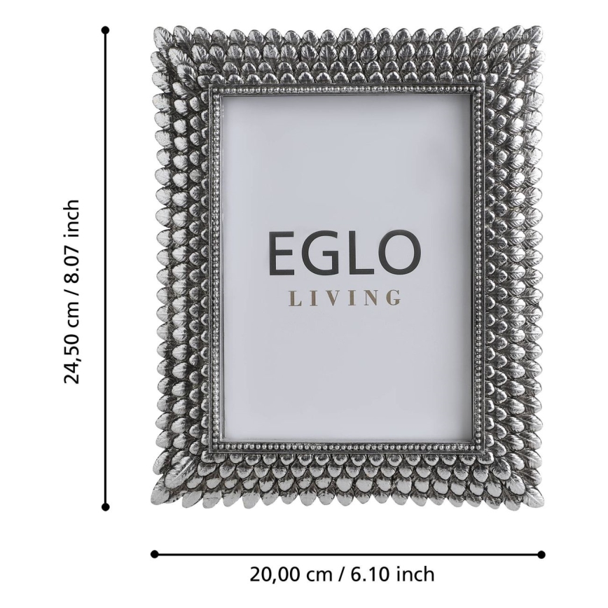 Eglo - Moldura para foto 13x18 cm prateado