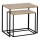 Eglo 424006 - CONJUNTO 2x Mesa auxiliar TOZAWA castanho/preto