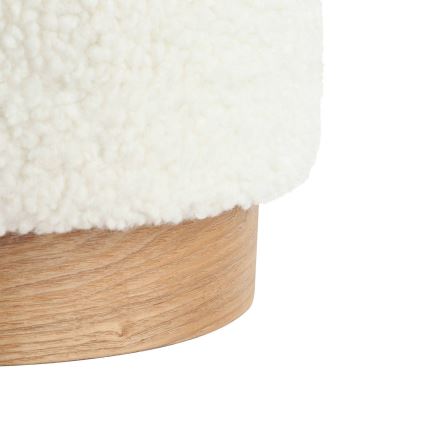 Eglo - CONJUNTO 2x Pufes MASHIKE diâmetro 30,5/37 cm branco