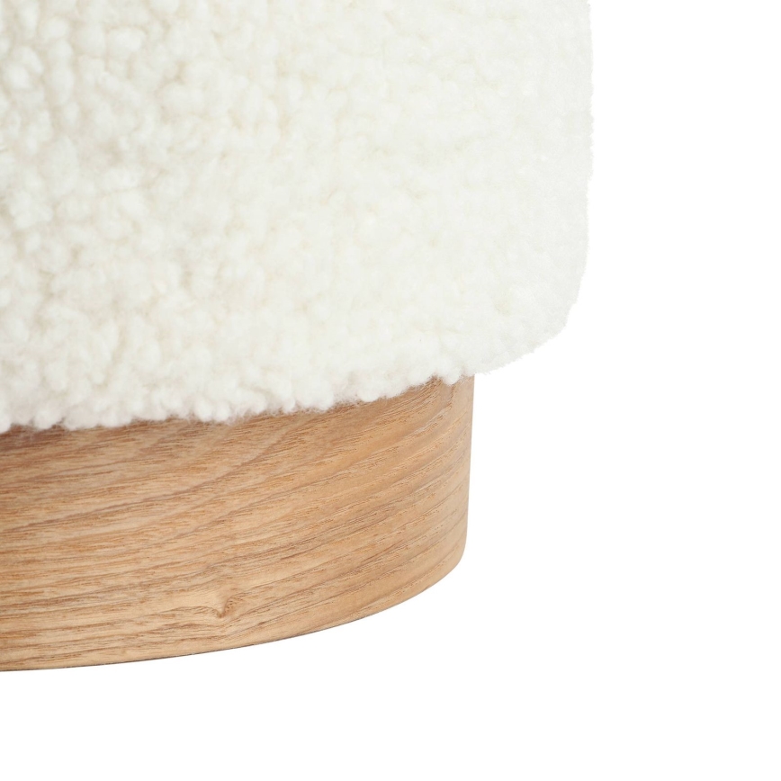 Eglo - CONJUNTO 2x Pufes MASHIKE diâmetro 30,5/37 cm branco