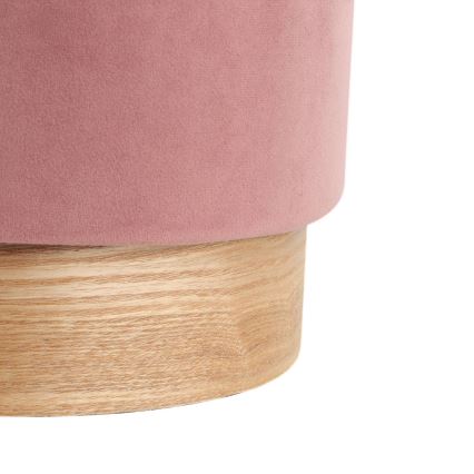 Eglo - CONJUNTO 2x Pufes diâmetro 30,5/37 cm rosa