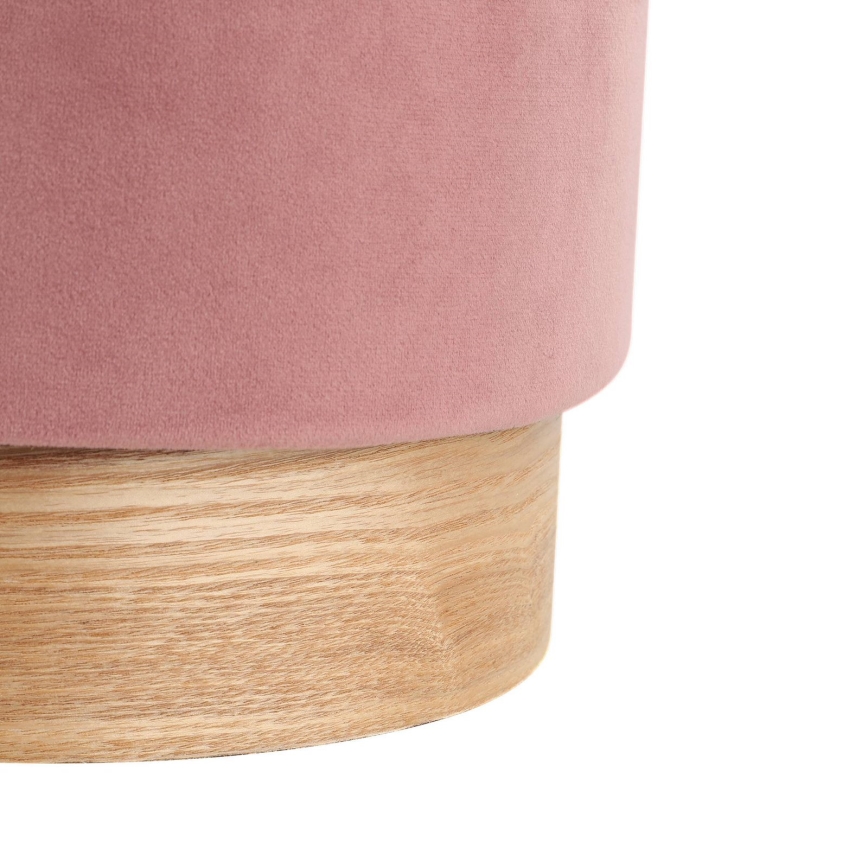 Eglo - CONJUNTO 2x Pufes diâmetro 30,5/37 cm rosa