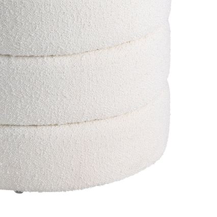 Eglo - CONJUNTO 2x Pufes diâmetro 33,5/40 cm branco