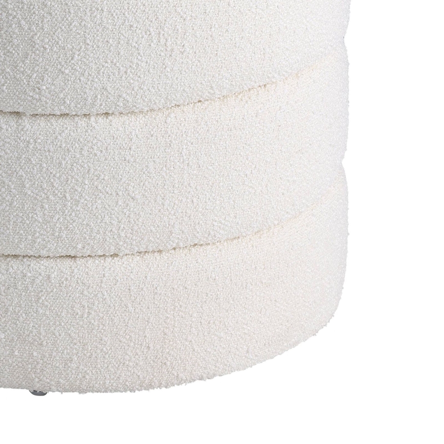 Eglo - CONJUNTO 2x Pufes diâmetro 33,5/40 cm branco