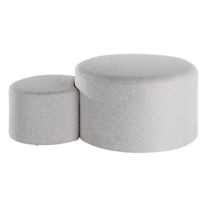 Eglo - CONJUNTO 2x Pufe cinzento