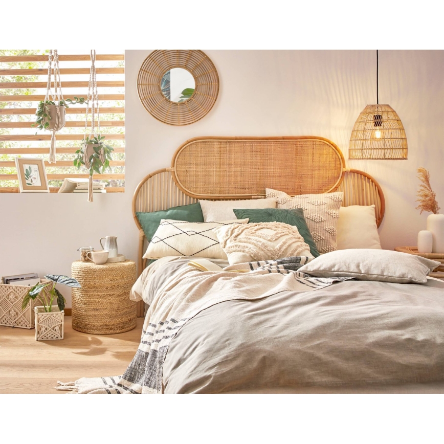 Eglo - Espelho de parede diâmetro 55 cm bambu