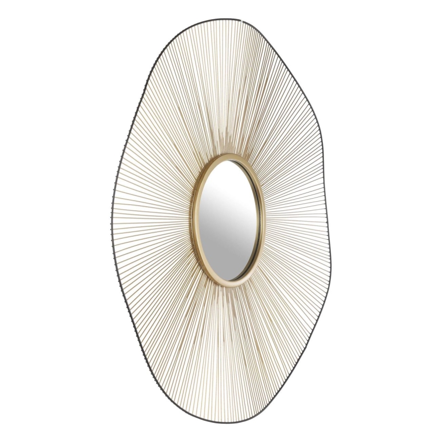 Eglo - Espelho de parede diâmetro 76 cm dourado/preto