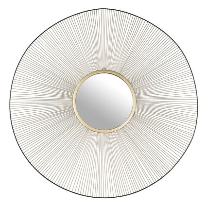 Eglo - Espelho de parede diâmetro 76 cm dourado/preto