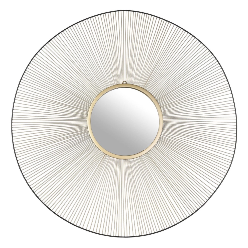 Eglo - Espelho de parede diâmetro 76 cm dourado/preto