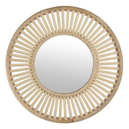 Eglo 425037 - Espelho de parede MITSUKE, Ø 40 cm, bambu