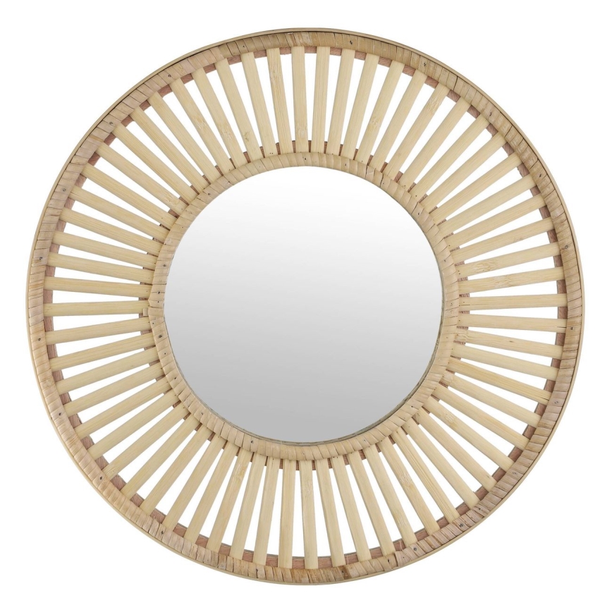 Eglo 425037 - Espelho de parede MITSUKE, Ø 40 cm, bambu