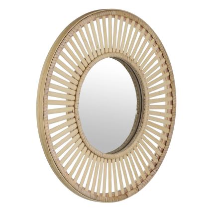 Eglo 425037 - Espelho de parede MITSUKE, Ø 40 cm, bambu